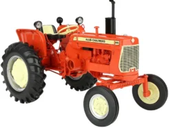 Allis-Chalmers D-15 Wide Front Tractor with Rear Spin Out Wheels Orange with Cream Stripes 