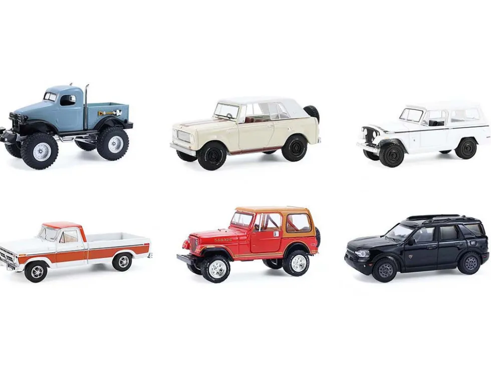 All Terrain Series 17, Set of 6 pieces 1/64 Diecast Model Cars by Greenlight