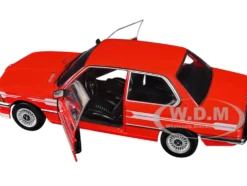 1980 Alpina E21 C1 2.3 Red with Gray Stripes 1/18 Diecast Model Car by Solido