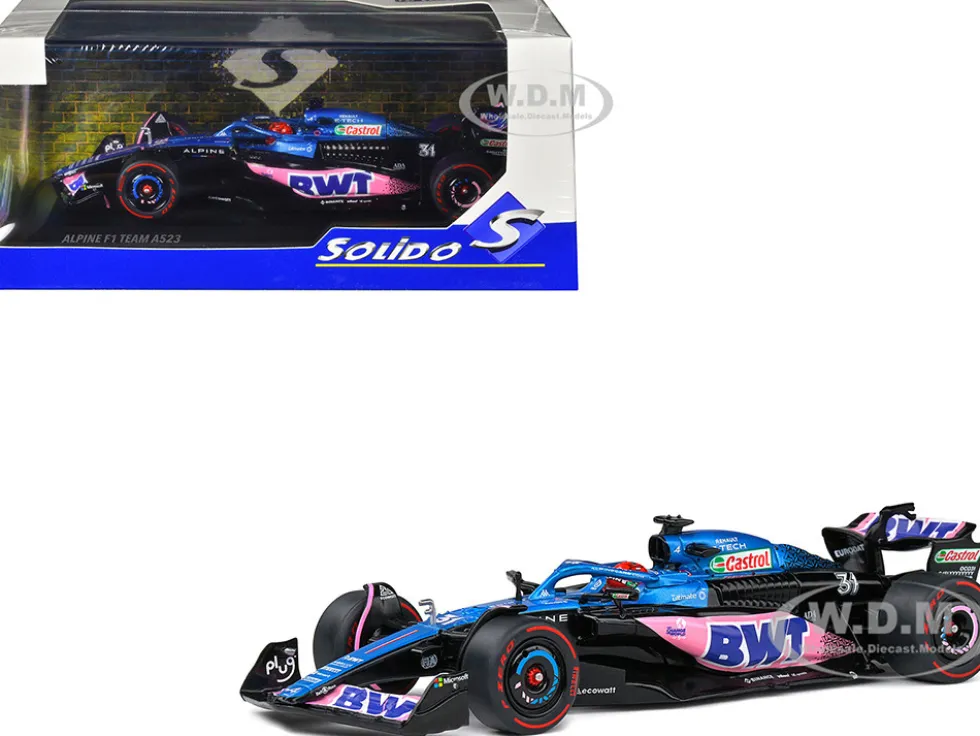 Alpine A523 #31 Esteban Ocon "BWT" 3rd Place "Formula One F1" Monaco GP (2023) 1/43 Diecast Model Car by Solido