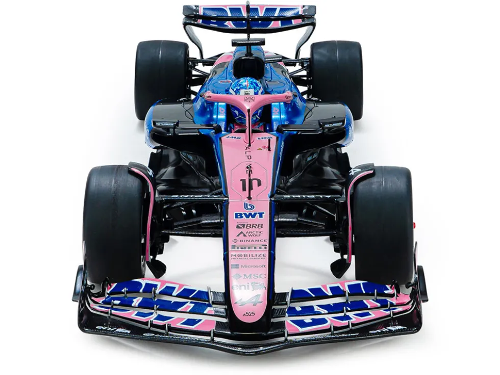 Alpine A525 #10 Pierre Gasly "BWT" Formula One F1 "Bahrain GP" (2025) "Competition" Series 1/18 Diecast Model Car by Solido