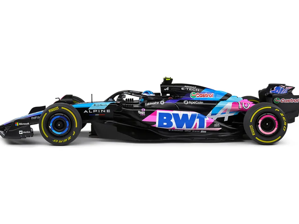 Alpine A524 #10 Pierre Gasly "BWT" Formula One F1 Monaco GP (2024) "Competition" Series 1/18 Diecast Model Car by Solido