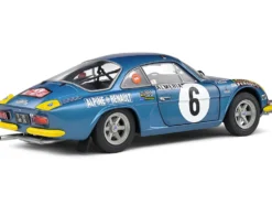 Alpine A110 1600S #6 Jean Claude Andruet Pierre Pagani Rallye Montecarlo 1972 Competition Series 1/18 Diecast Model Car Solido S1804207