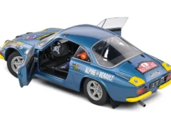 Alpine A110 1600S #6 Jean Claude Andruet Pierre Pagani Rallye Montecarlo 1972 Competition Series 1/18 Diecast Model Car Solido S1804207