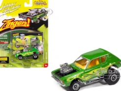 1971 AMC Gremlin Lime Green Metallic with Yellow Flames and Interior 