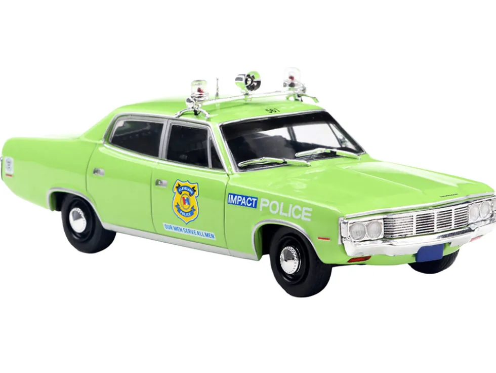 1972 AMC Matador Police Car "Cleveland Police Department" Light Green 1/43 Diecast Model by Iconic Replicas