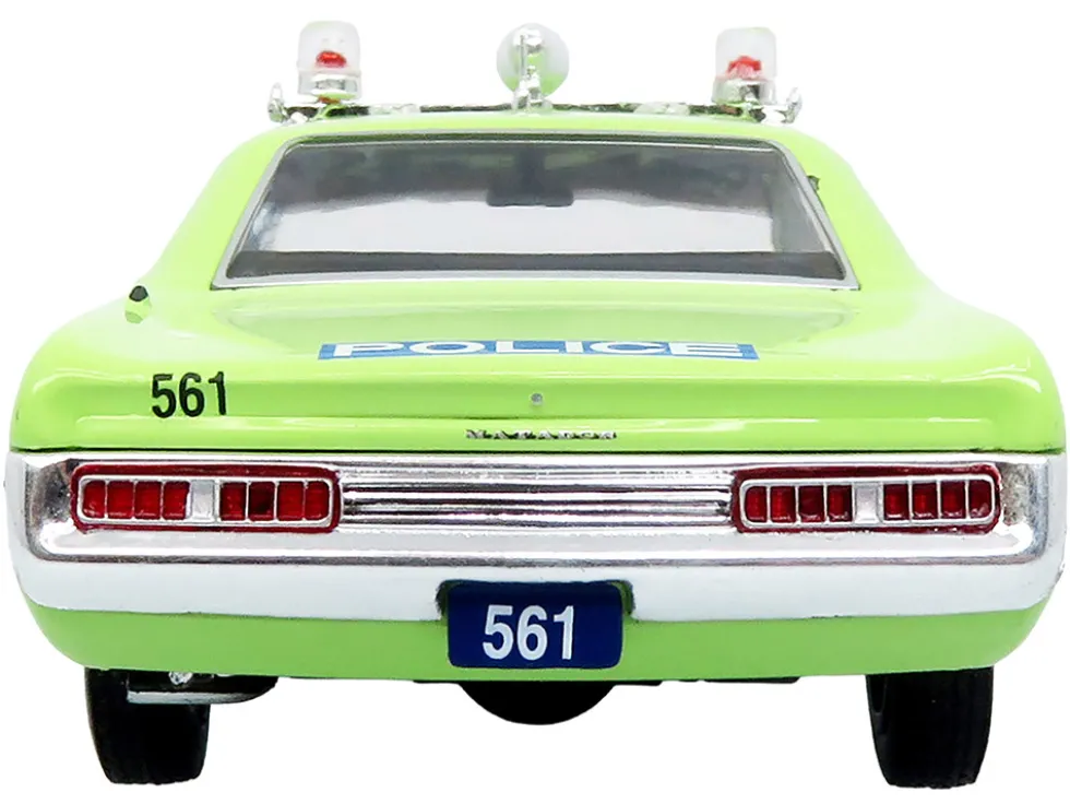 1972 AMC Matador Police Car "Cleveland Police Department" Light Green 1/43 Diecast Model by Iconic Replicas