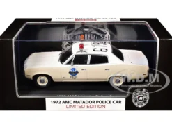 1972 AMC Matador Police Car "Phoenix Police Department" White and Beige 1/43 Diecast Model by Iconic Replicas