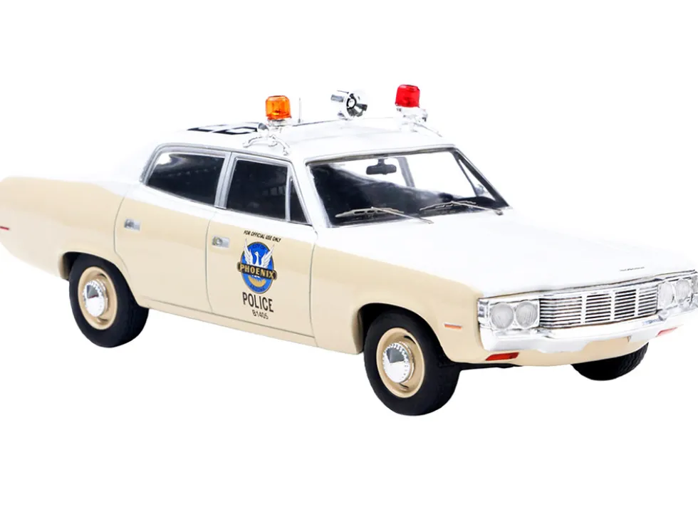 1972 AMC Matador Police Car "Phoenix Police Department" White and Beige 1/43 Diecast Model by Iconic Replicas