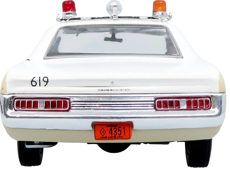 1972 AMC Matador Police Car "Phoenix Police Department" White and Beige 1/43 Diecast Model by Iconic Replicas