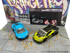 American Diorama X INK BMBRS - LA Graffiti Street Art Diorama for 1/64 Scale Models by American Diorama