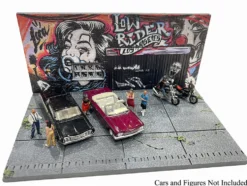 American Diorama X INK BMBRS - LA Lowrider Street Art Diorama for 1/64 Scale Models by American Diorama