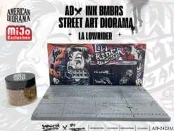 American Diorama X INK BMBRS - LA Lowrider Street Art Diorama for 1/64 Scale Models by American Diorama