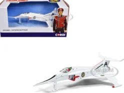 Angel Interceptor Aircraft "World Army Air Force" White "Captain Scarlet and the Mysterons" (1967-1968) TV Series Diecast Model by Corgi