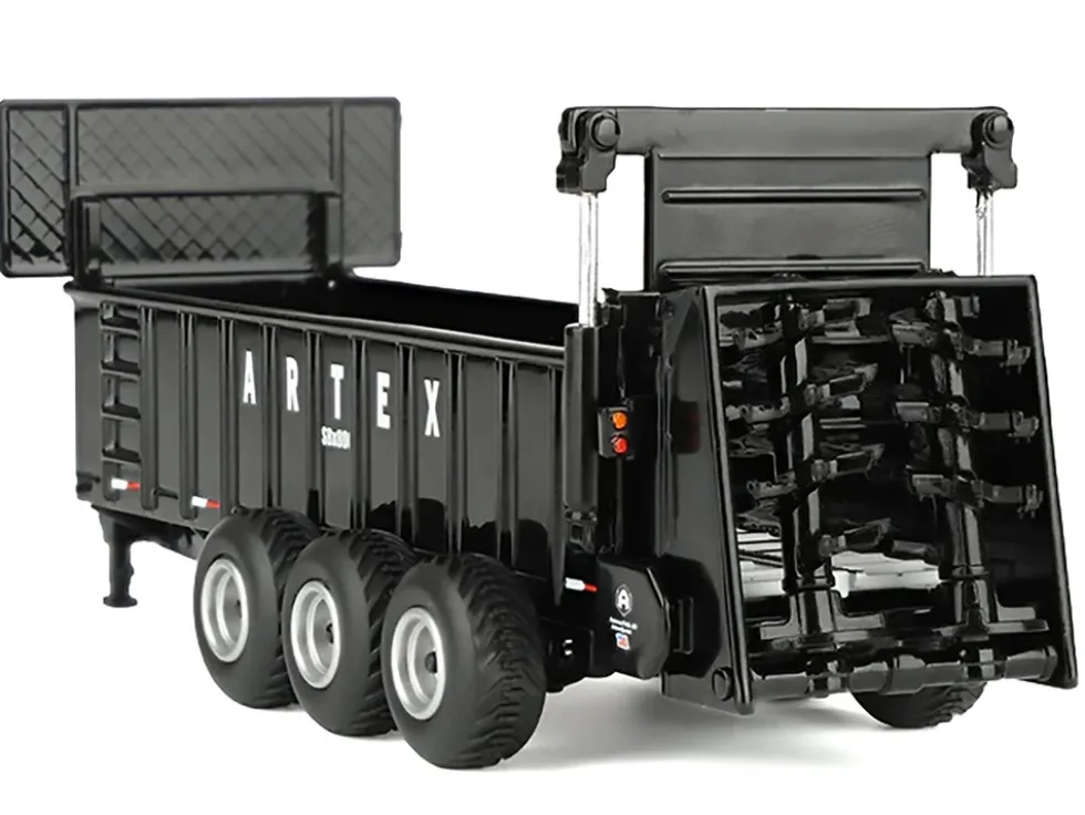 Artex SBX800 Triple Axle Spreader Black 1/64 Diecast Model by SpecCast