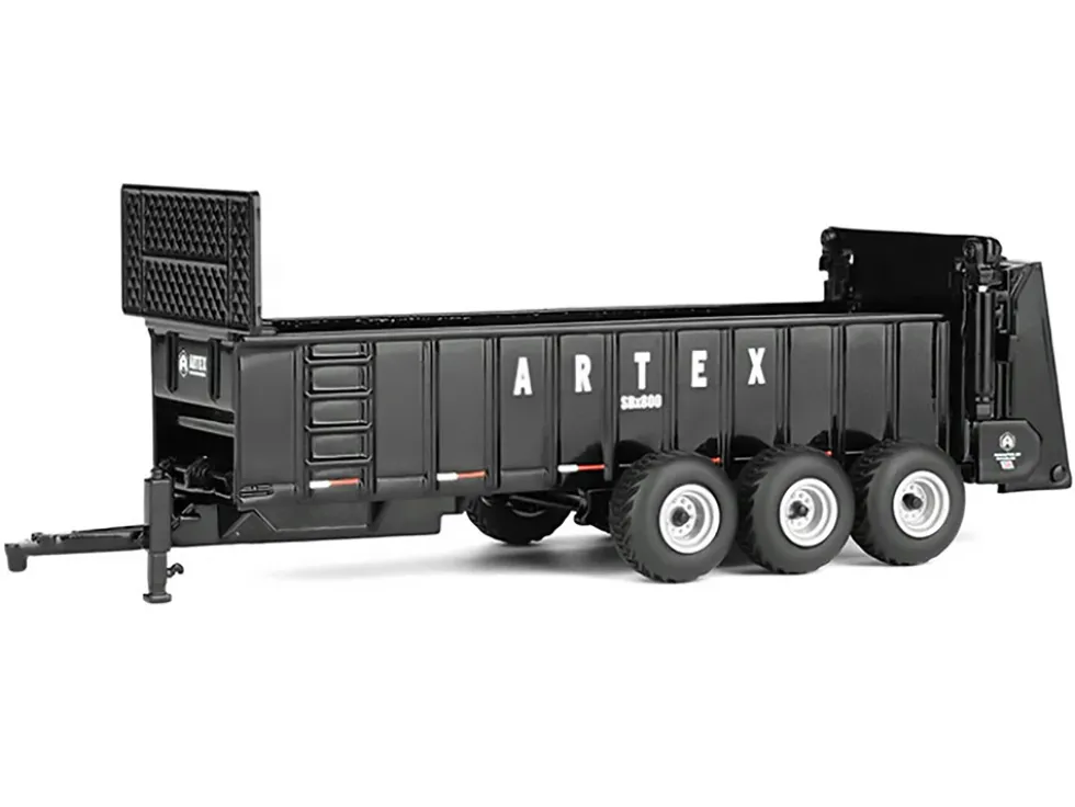 Artex SBX800 Triple Axle Spreader Black 1/64 Diecast Model by SpecCast
