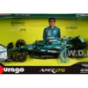 Aston Martin AMR25 #14 Fernando Alonso "Aramco" Formula One F1 "World Championship" (2025) with Driver Figure 1/24 Diecast Model Car by Bburago