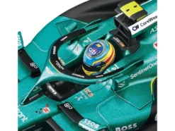 Aston Martin AMR25 #14 Fernando Alonso "Aramco" Formula One F1 "World Championship" (2025) 1/24 Diecast Model Car by Bburago