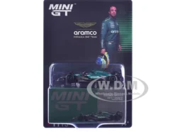 Aston Martin AMR24 #14 Fernando Alonso Formula One F1 "Canadian GP" (2024) Limited Edition 1/64 Diecast Model Car by Mini GT