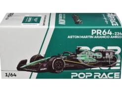 Aston Martin AMR23 #18 Lance Stroll "Formula One F1 World Championship" (2023) 1/64 Diecast Model Car by Pop Race