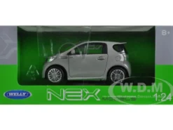 Aston Martin Cygnet Silver 1/24 Diecast Car Model Welly 24028