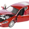 Aston Martin DB9 Coupe Red Timeless Legends 1/24 Diecast Car Model Motormax 73321