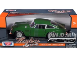 Aston Martin DB5 RHD Right Hand Drive Dark Green Timeless Legends Series 1/24 Diecast Model Car Motormax 79375