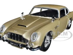 Aston Martin DB5 RHD Right Hand Drive Gold Metallic Timeless Legends Series 1/24 Diecast Model Car Motormax 79375gld
