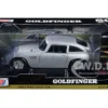 Aston Martin DB5 RHD Right Hand Drive Silver Metallic James Bond 007 Goldfinger 1964 Movie James Bond Collection Series 1/24 Diecast Model Car Motormax 79857