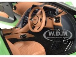 Aston Martin DB11 RHD Right Hand Drive Apple Tree Green Metallic 1/18 Model Car Autoart 70269