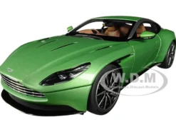 Aston Martin DB11 RHD Right Hand Drive Apple Tree Green Metallic 1/18 Model Car Autoart 70269