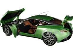 Aston Martin DB11 RHD Right Hand Drive Apple Tree Green Metallic 1/18 Model Car Autoart 70269