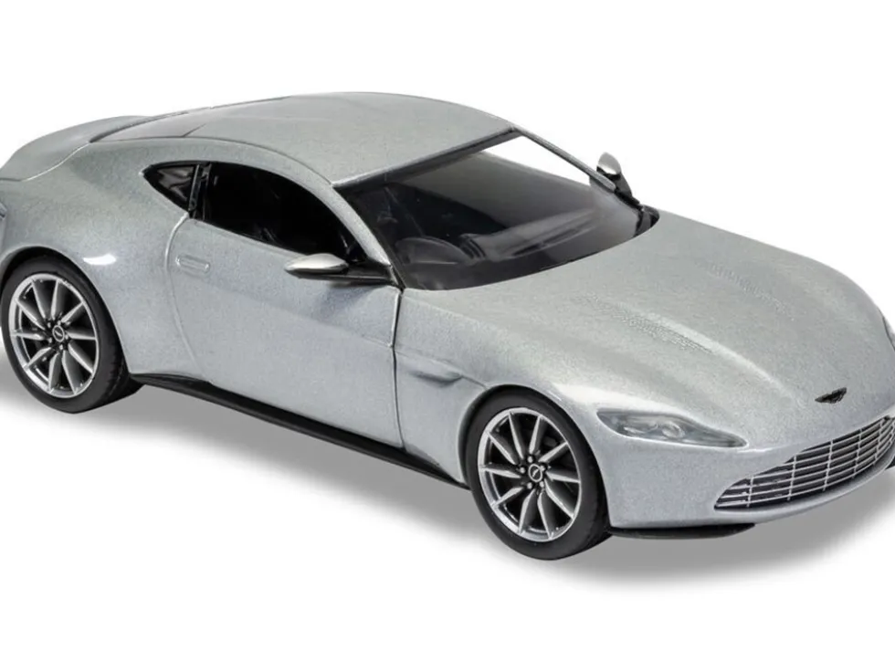 Aston Martin DB10 RHD (Right Hand Drive) Silver Metallic James Bond 007 "Spectre" (2015) Movie Diecast Model Car by Corgi