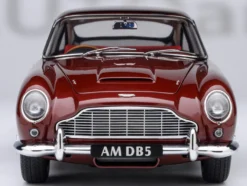 Aston Martin DB5 RHD (Right Hand Drive) Dubonnet Rosso Red Metallic 1/18 Model Car by Autoart