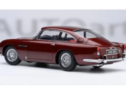 Aston Martin DB5 RHD (Right Hand Drive) Dubonnet Rosso Red Metallic 1/18 Model Car by Autoart