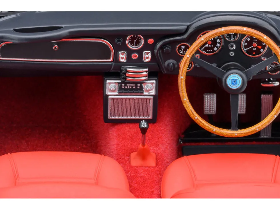 Aston Martin DB5 RHD (Right Hand Drive) Dubonnet Rosso Red Metallic 1/18 Model Car by Autoart