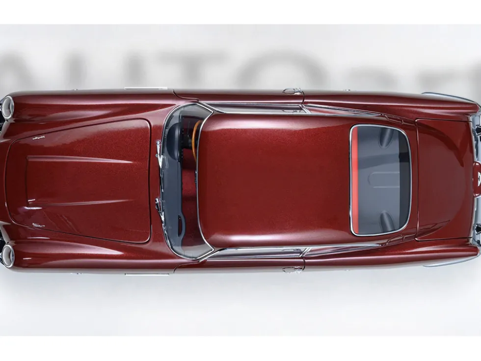 Aston Martin DB5 RHD (Right Hand Drive) Dubonnet Rosso Red Metallic 1/18 Model Car by Autoart