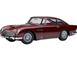 Aston Martin DB5 RHD (Right Hand Drive) Dubonnet Rosso Red Metallic 1/18 Model Car by Autoart