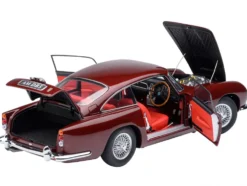 Aston Martin DB5 RHD (Right Hand Drive) Dubonnet Rosso Red Metallic 1/18 Model Car by Autoart