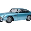 Aston Martin DB5 RHD (Right Hand Drive) Caribbean Pearl Blue Metallic 1/18 Model Car by Autoart