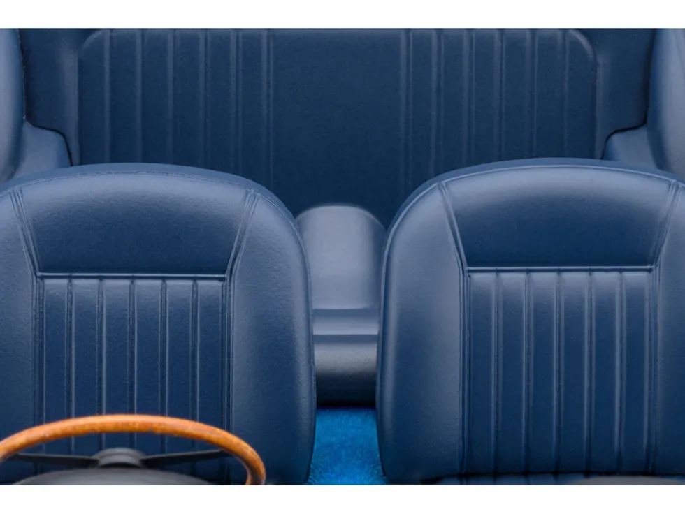 Aston Martin DB5 RHD (Right Hand Drive) Caribbean Pearl Blue Metallic 1/18 Model Car by Autoart