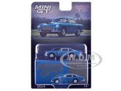 Aston Martin DB5 Sierra Blue Metallic Limited Edition 1/64 Diecast Model Car by Mini GT