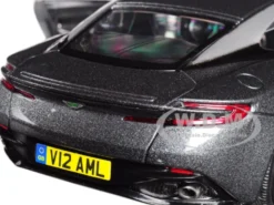 Aston Martin DB11 Silver 1/24 Diecast Model Car Motormax 79345