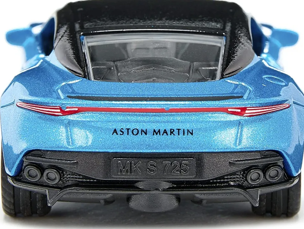 Aston Martin DBS Superleggera Blue Metallic with Black Top Diecast Model Car Siku 1582