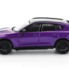 Aston Martin DBX 707 Storm Purple Metallic with Black Top 1/64 Diecast Model Car by Pop Race