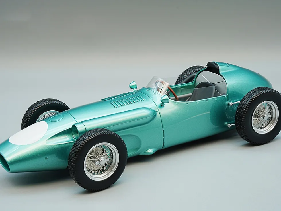 Aston Martin F1 DBR4 Green Metallic Press Version 1959 Limited Edition to 40 pieces Worldwide Mythos Series 1/18 Model Car Tecnomodel TM18-189A