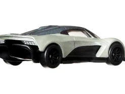 Aston Martin Valhalla Concept Light Green Metallic Dark Green Top James Bond 007 No Time to Die 2021 Movie Diecast Model Car Hot Wheels GRL79