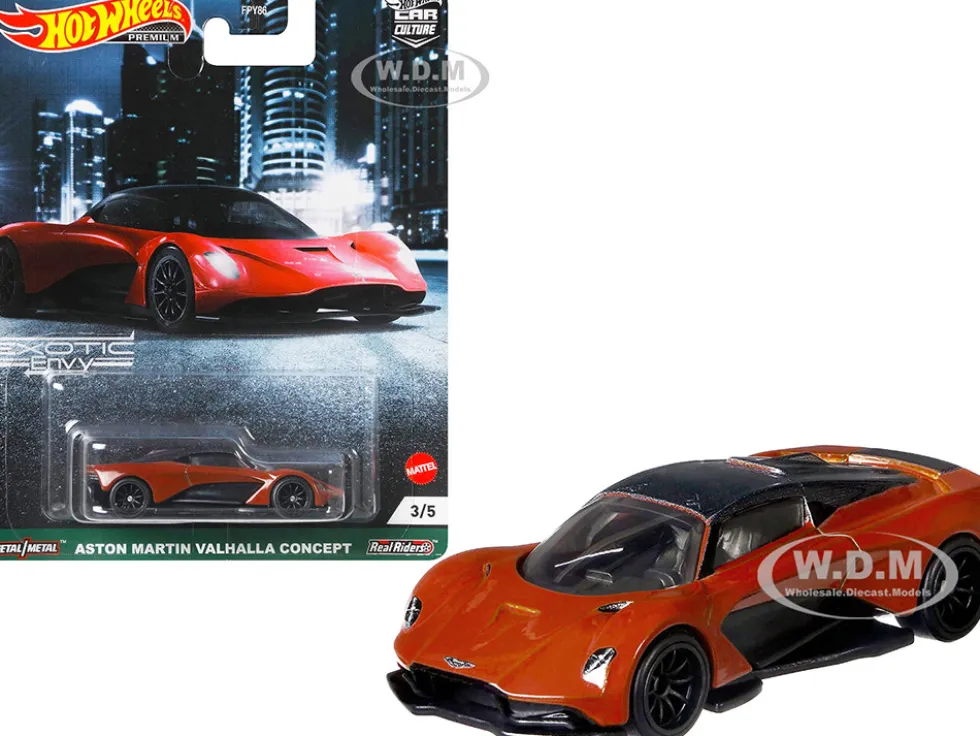 Aston Martin Valhalla Concept Exotic Envy Series Diecast Model Car Hot Wheels GRJ75