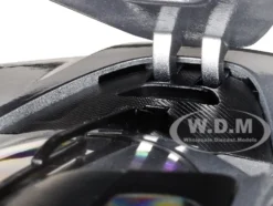 Aston Martin Valkyrie Silver Metallic with Matt Black Top "Special Edition" Series 1/18 Diecast Model Car by Maisto