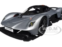 Aston Martin Valkyrie Silver Metallic with Matt Black Top 